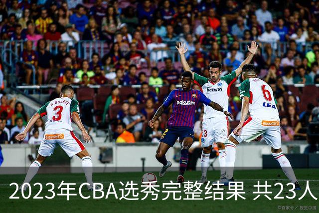 2023年CBA选秀完整结果 共23人被选中历史次高